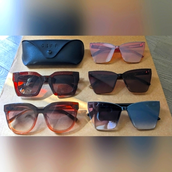 DIFF Eyewear sunglasses lot of 3 - Picture 1 of 7